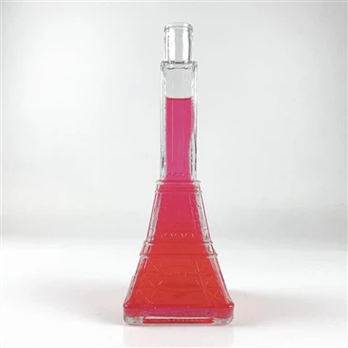 בקבוקי משקה יין מזכוכית בצורת מיוחדת